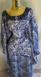 Robe adiré avec strass