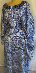 Robe adiré avec strass